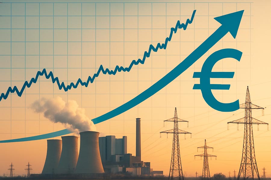 Grafik zur Energiepreiserhöhung