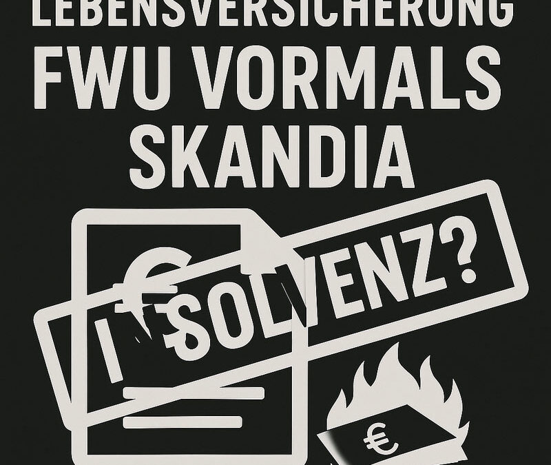Lebensversicherung FWU Insolvenz