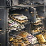 Aufgebrochene Schliessfächer