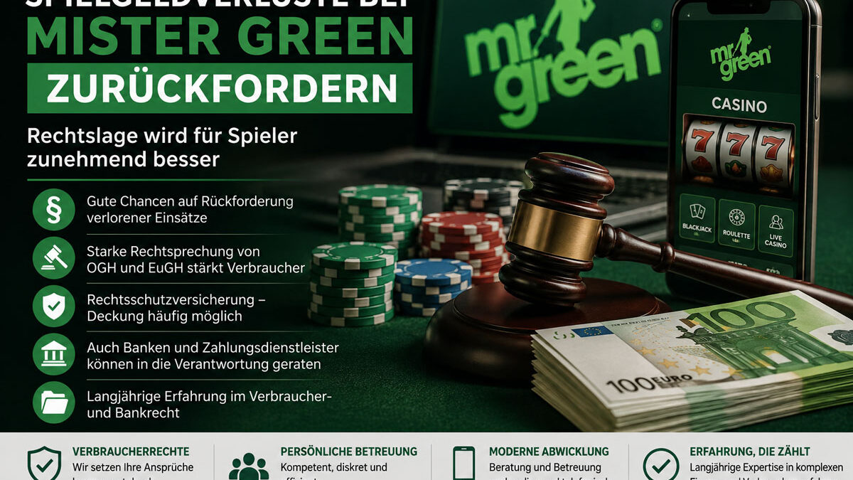 Spielverluste bei Mr. Green