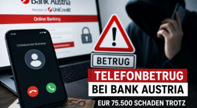 Bank Austria Telefonbetrug